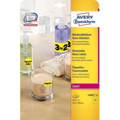 Avery Self-Adhesive Label Rounded